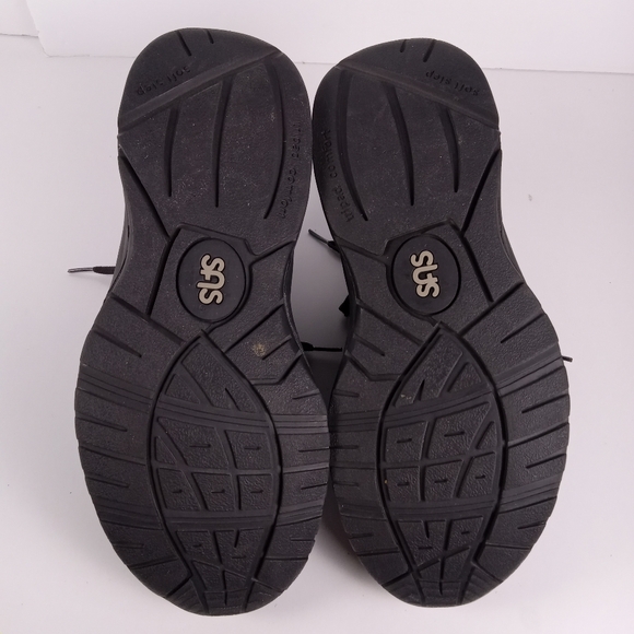 SAS Journey II Sneakers Shoes Mens 9.5 Wide Black Leather Tripad Comfort Lace Up - Picture 8 of 9